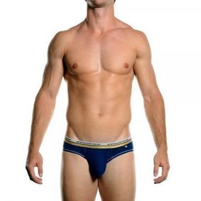 Фото Мужские трусы слипы темно-синие Andrew Christian Vibe Brief Navy AC3-M086