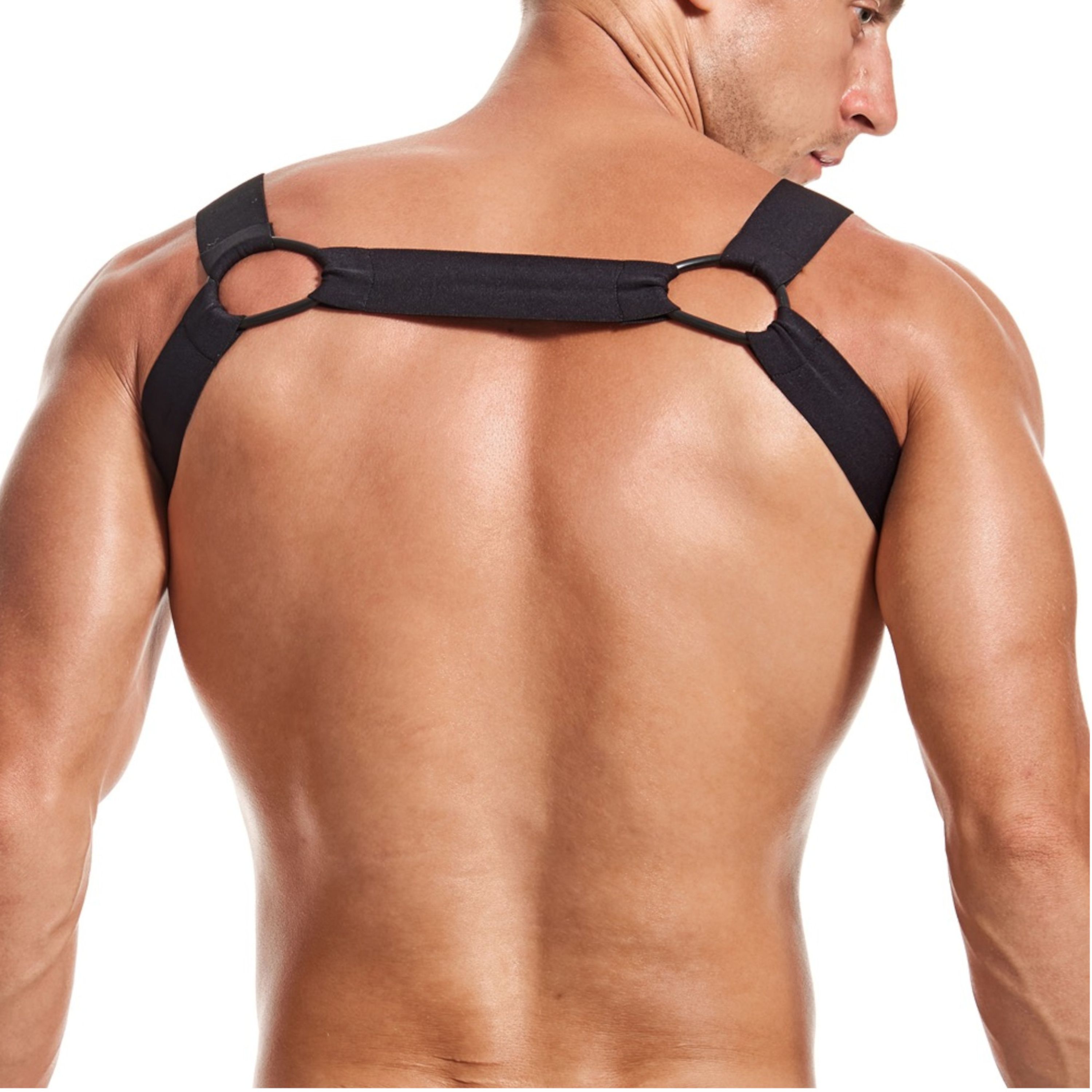 Мужская портупея черная JOCKMAIL JM904-2 фото 2