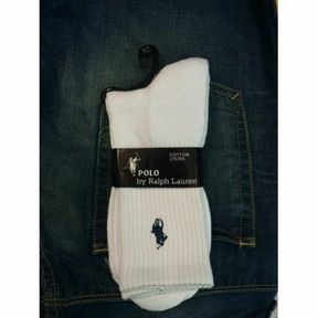 Фото Мужские носки белые POLO RALPH LAUREN