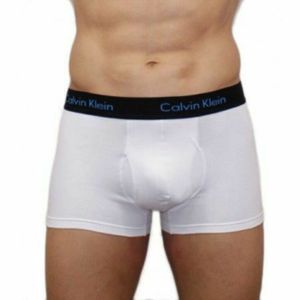 Фото Трусы мужские боксеры белые удлиненные Calvin Klein