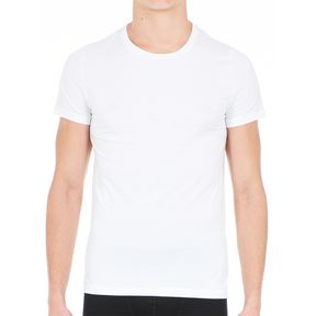 Фото Мужская футболка белая HOM Supreme Cotton 40-1330-0003