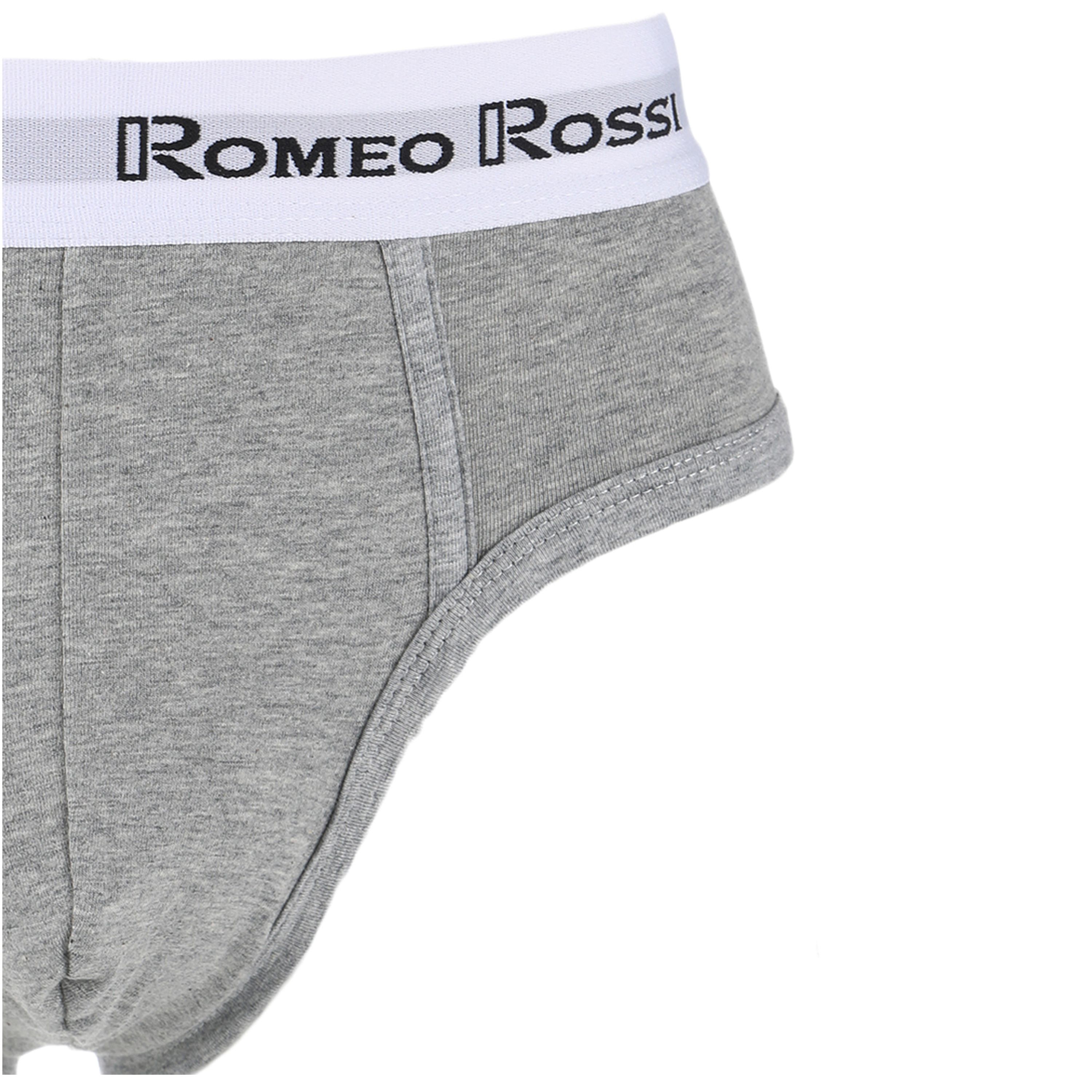 Мужские трусы брифы серые Romeo Rossi RR367-3 фото 3