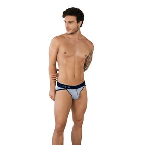 Фото Мужские трусы слипы светло-серые Clever Moda SIMPLE BRIEF 094612