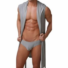 Фото Мужские брифы домашние серые N2N Bodywear Grey N2N0013
