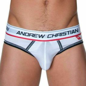 Фото Мужские трусы джоки Andrew Christian Air Flexsoft Show It Jockstrap White