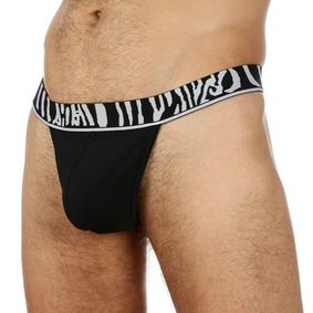 Фото Мужские трусы стринги Movere ZEBRA BLACK String