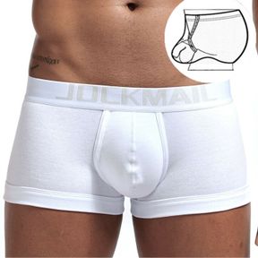 Фото Мужские трусы хипсы белые JOCKMAIL JM6032-1