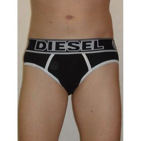 Фото Мужские трусы брифы черные (модал)  Diesel Indian Black Brief DIS0088
