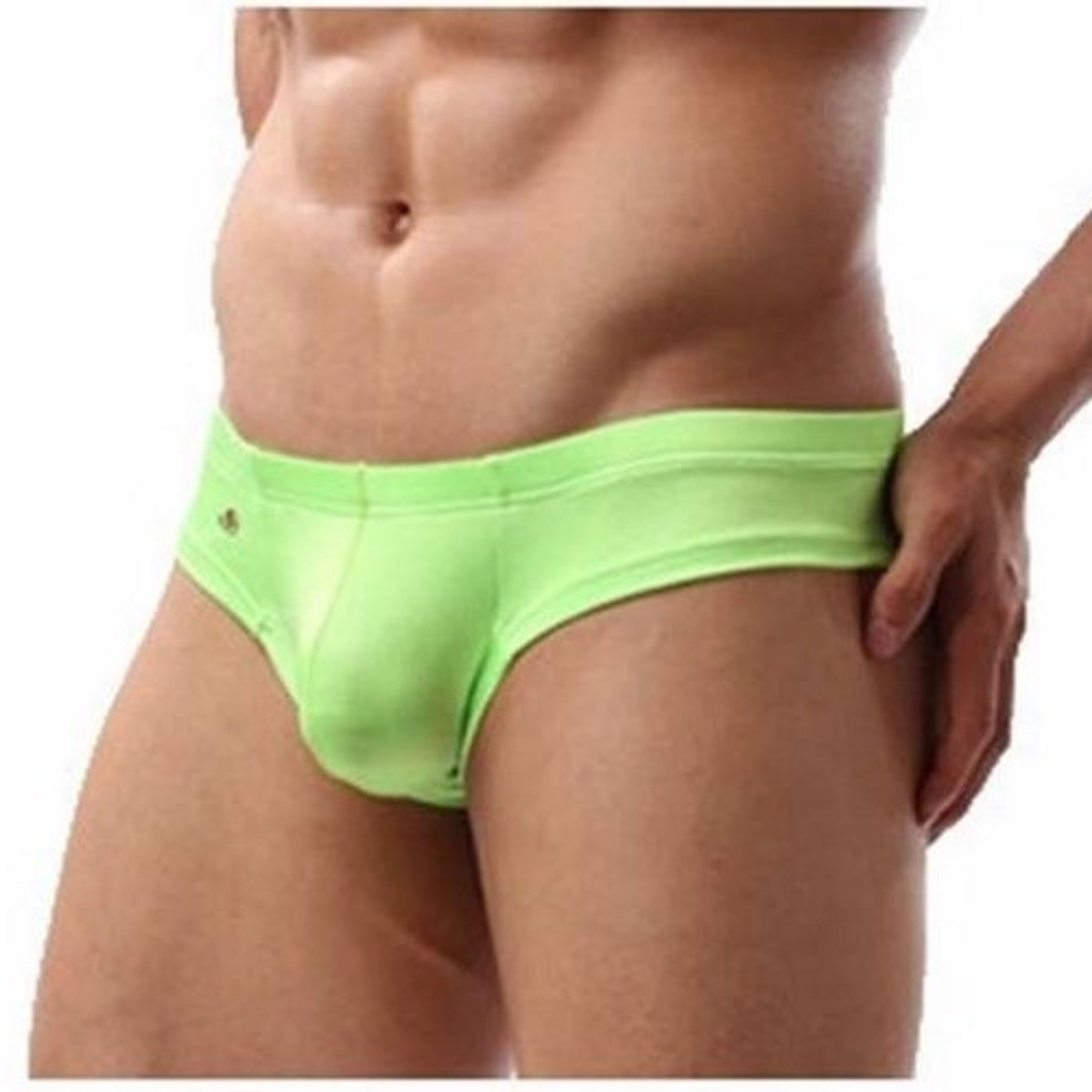 Мужские бразилиана салатовые Joe Snyder Lime Brief фото 1