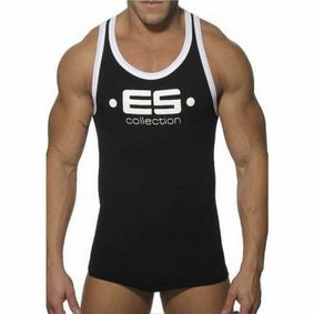 Фото Мужская майка черная ES COLLECTION TANK TOP BLACK