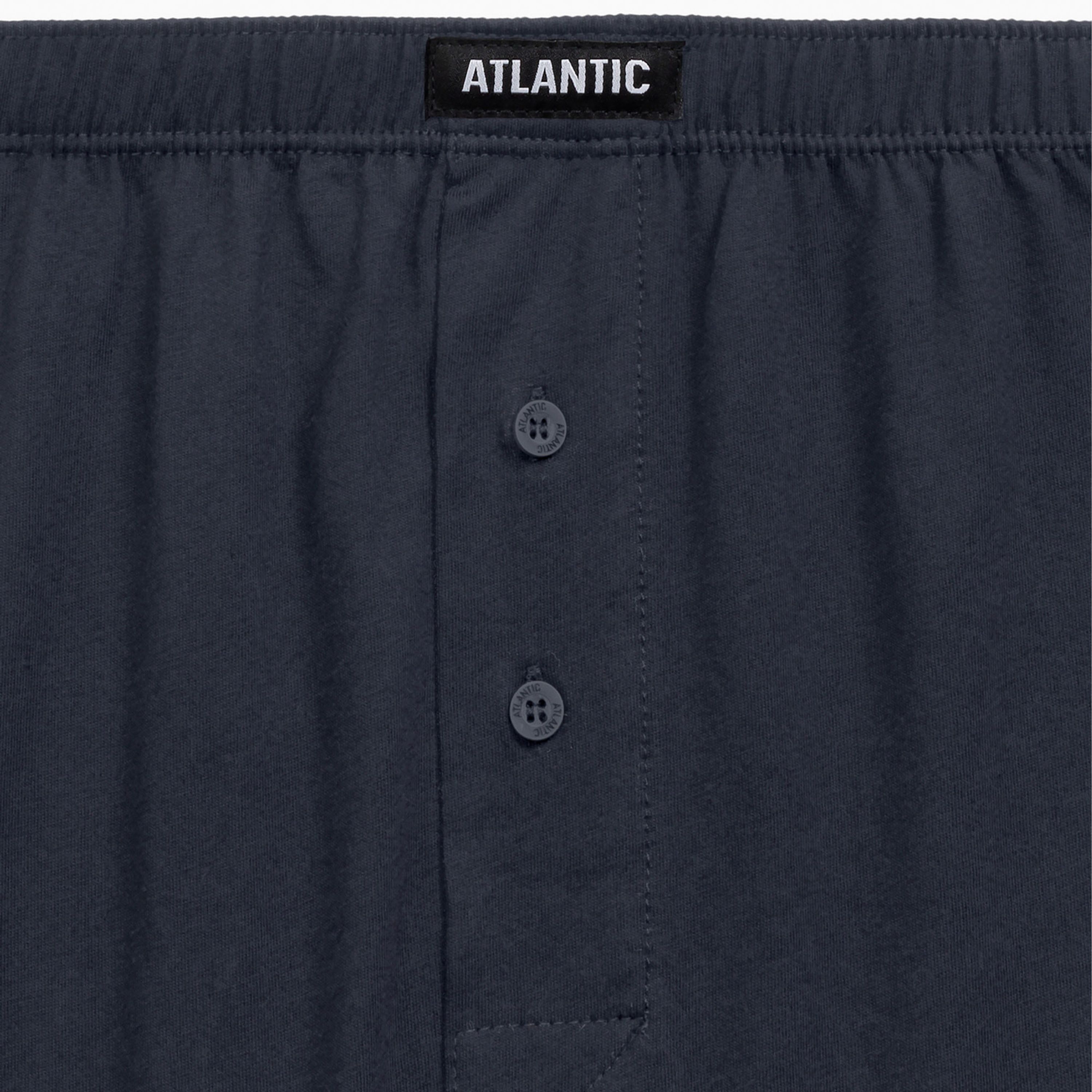 Мужские трусы-шорты графитовые набор 2в1 ATLANTIC Basic Man 2BMB-003 фото 5