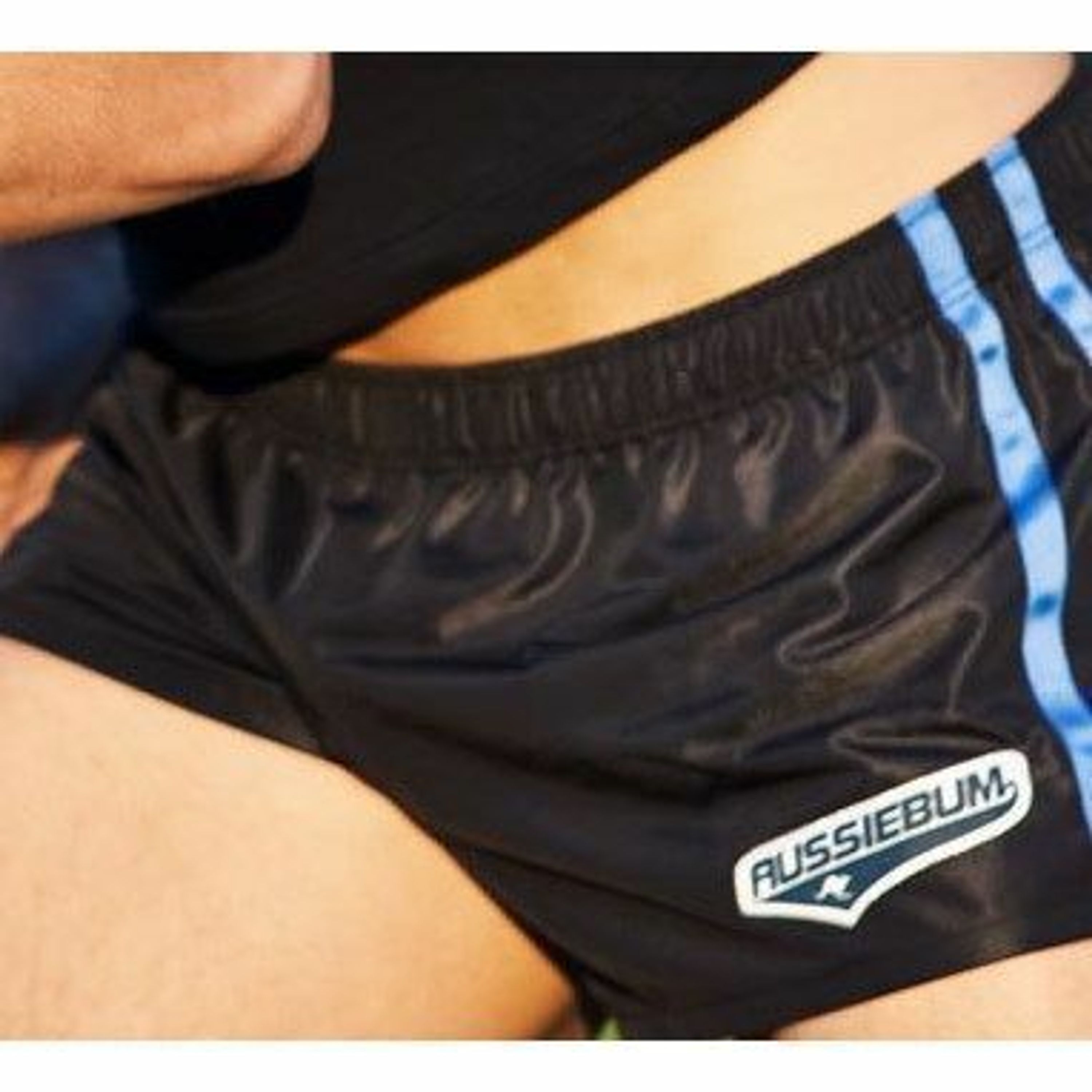 Мужские шорты спортивные черные Aussiebum Shorts Black фото 3