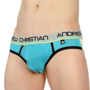 Фото Мужские трусы джоки голубые Andrew Christian Tighty AC5-M119