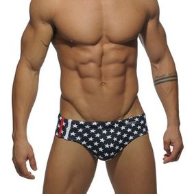 Фото Мужские плавки брифы синие со звездами Addicted Navy Stars Push- Up