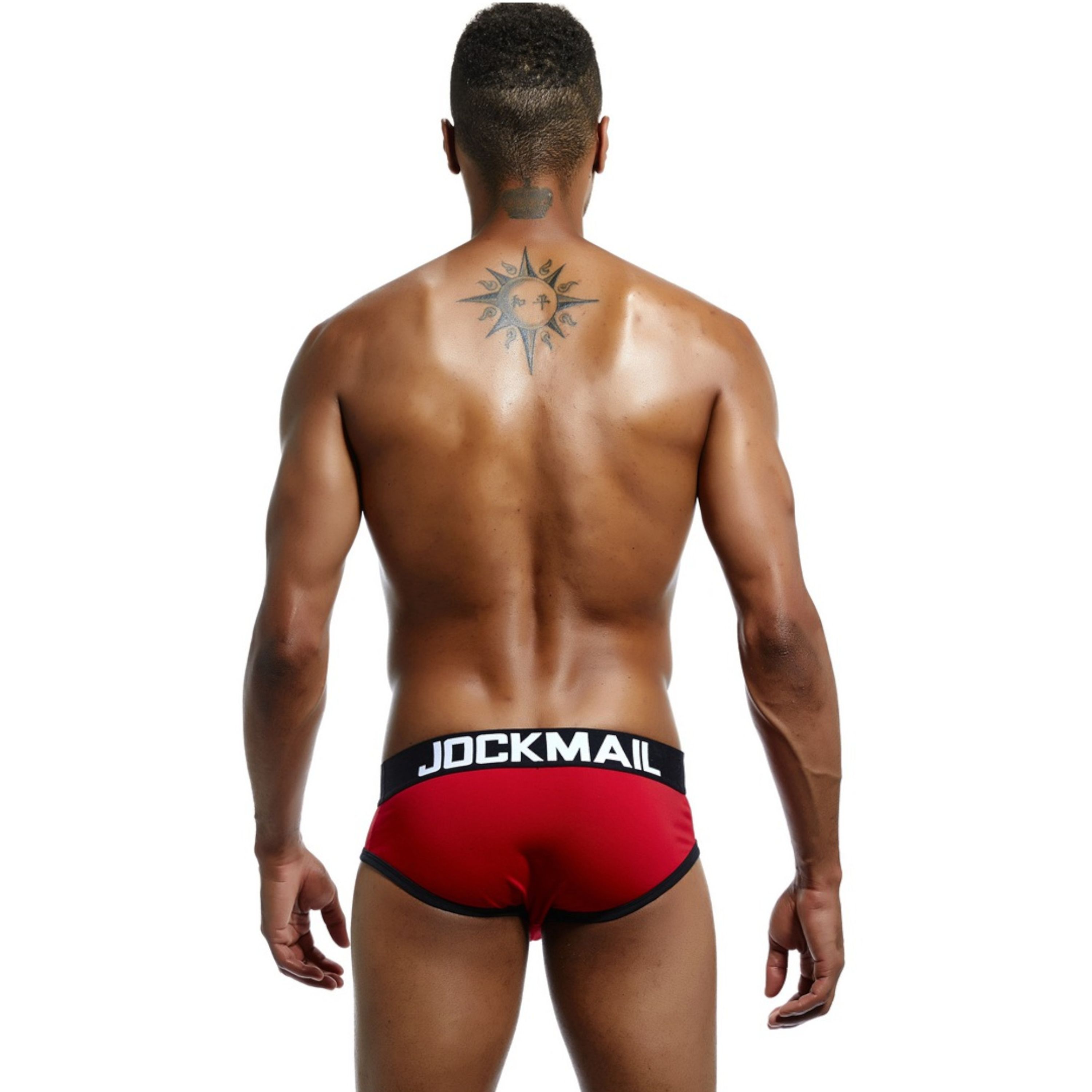 Мужские трусы брифы красные JOCKMAIL JM2048-8 фото 4