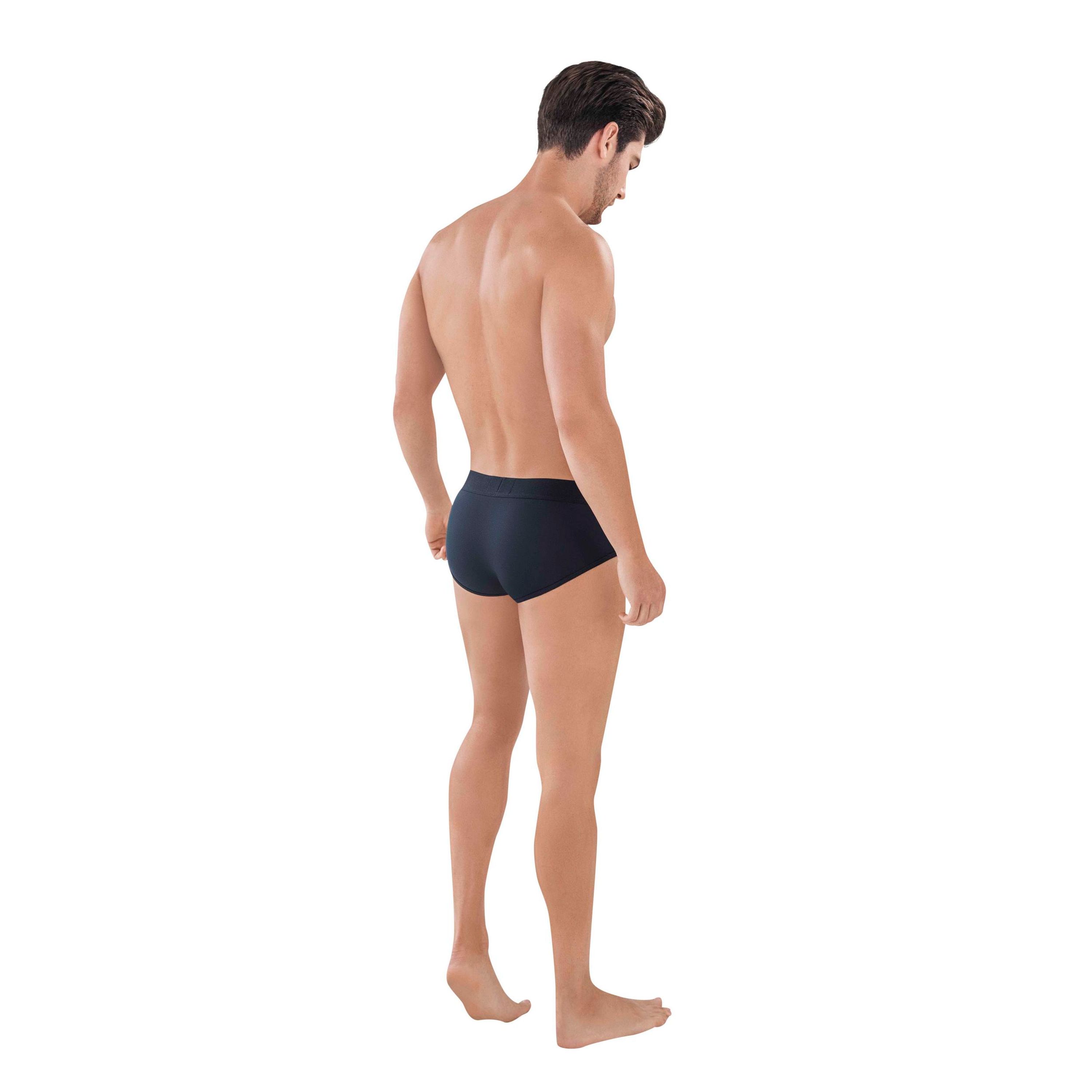 Мужские трусы брифы черные Clever Moda CARIBBEAN PIPING BRIEF 088411 фото 3