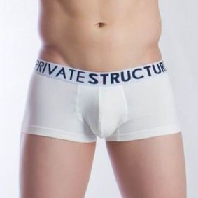 Фото Мужские трусы хипсы белые Private Structure NOS Spectrum White Boxer PST0020