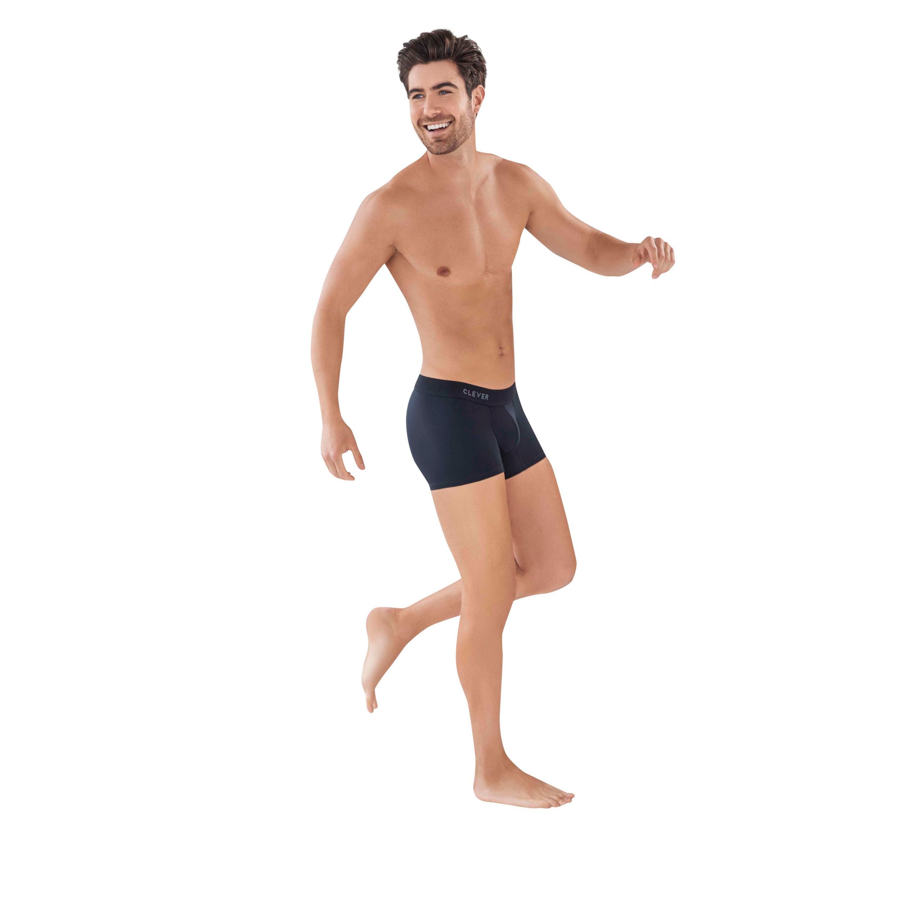 Мужские трусы боксеры черные Clever CLASSIC MATCH BOXER 088011 фото 2
