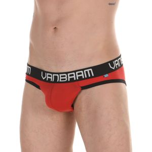 Фото Мужские трусы слипы красные Van Baam VB49757