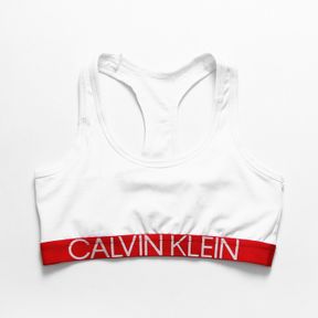 Фото Женский топ спортивный белый Calvin Klein Women Statement 1981
