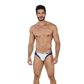 Фото Мужские трусы слипы голубые с темно-синими вставками Clever AIR BRIEF 062107