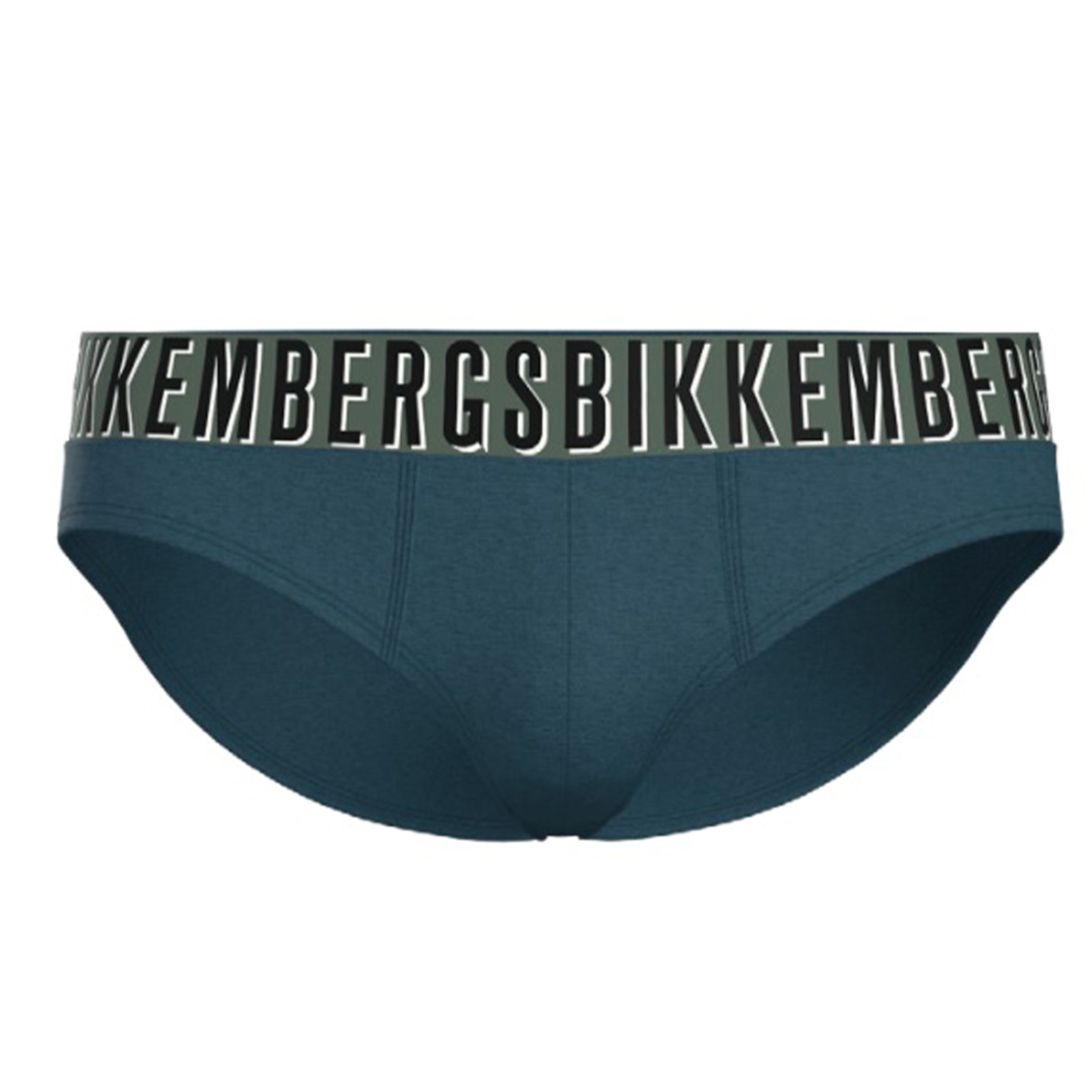 Мужские трусы брифы синие набор 2в1 Bikkembergs OMBRE BKK52USP28BI фото 3