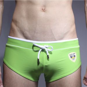 Фото Мужские плавки салатовые Suprebody SUP Swimwear