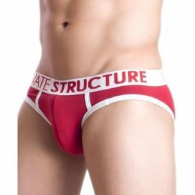 Фото Мужские трусы слипы красные Private Structure NOS Spectrum Red Brief PST0055