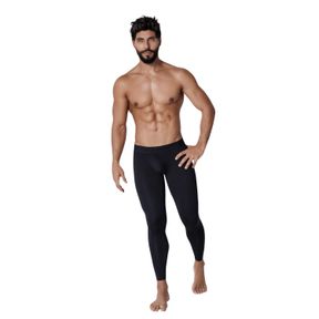 Фото Мужские кальсоны черные Clever Moda ENERGY LONG PANT 132611