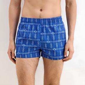 Фото Мужские пляжные шорты синие KOM 1M11MMSY231-016 KNOT SHORT Фото Мужские пляжные шорты синие KOM 1M11MMSY231-016 KNOT SHORT