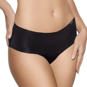 Фото Женские трусы слипы высокие черные бесшовные Creaciones Selene 502 BRAGA/negro