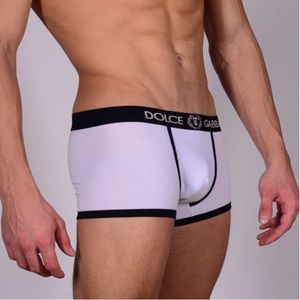 Фото Мужские трусы боксеры белые Dolce Gabbana Classic Trunks