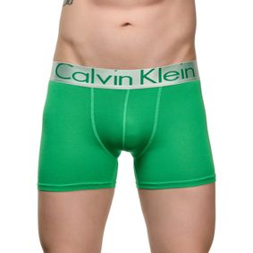 Фото Мужские трусы боксеры зеленые Calvin Klein