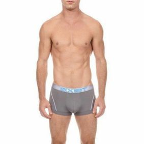 Фото Мужские трусы боксеры серые 2xist oblique stripes Boxer GREY