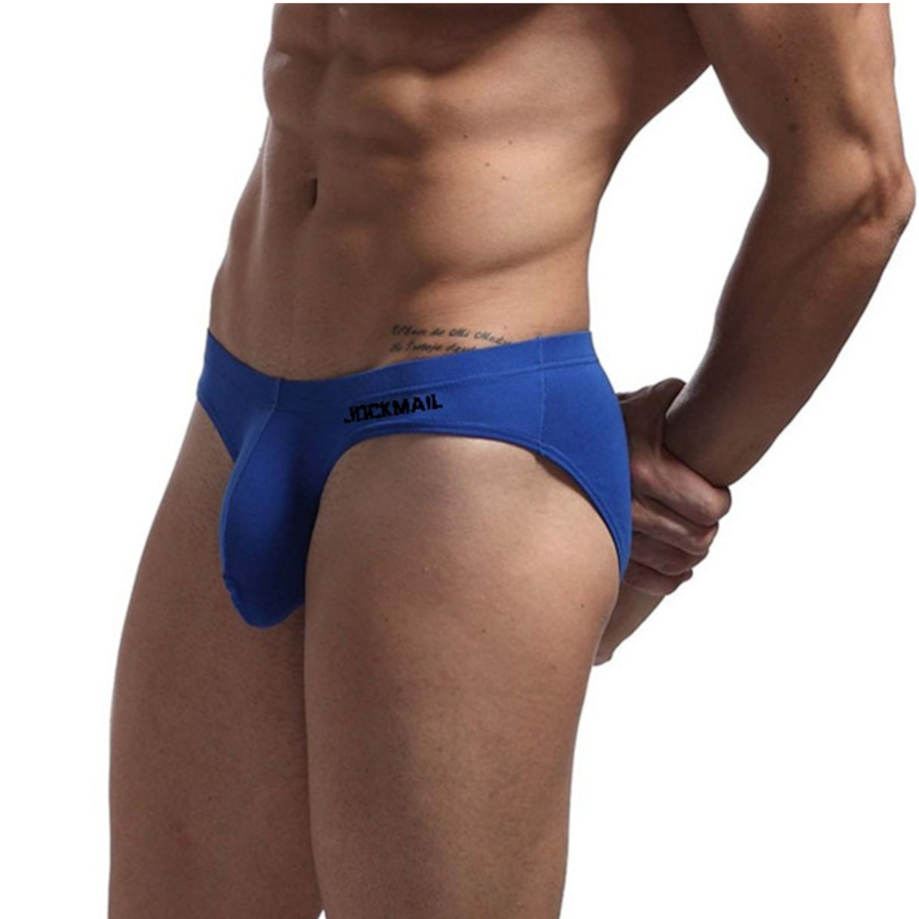Мужские трусы брифы синие JOCKMAIL JM2025-9 фото 3