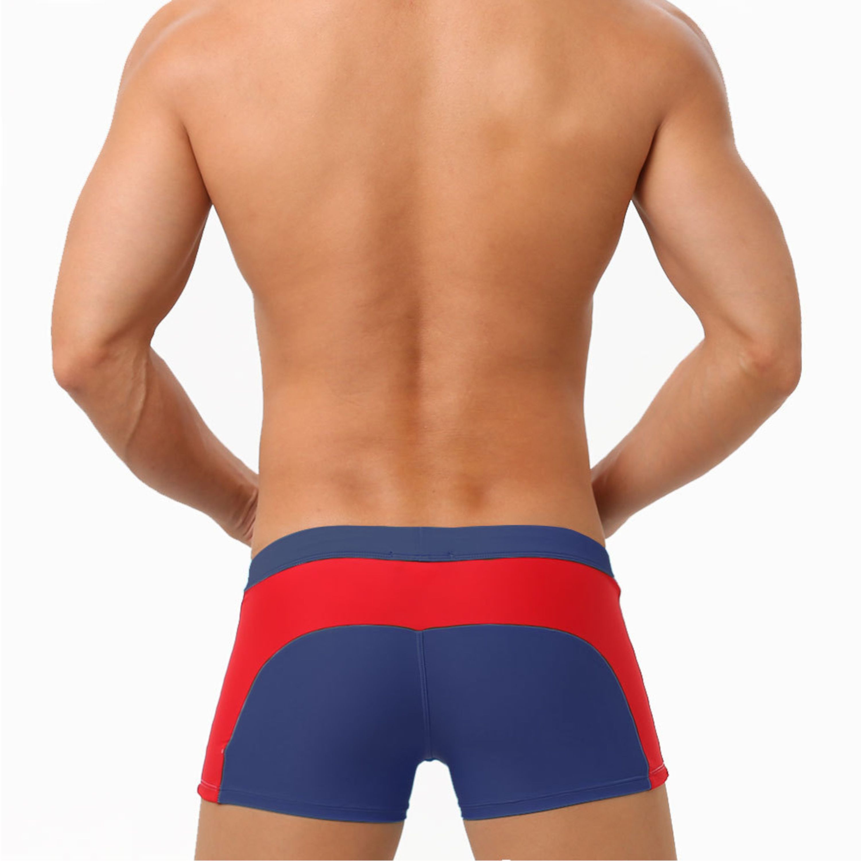 Мужские плавки боксеры темно-синие Romeo Rossi RR6509-16 фото 3