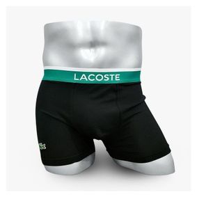 Фото Мужские трусы боксеры черные Lacoste Underwear 