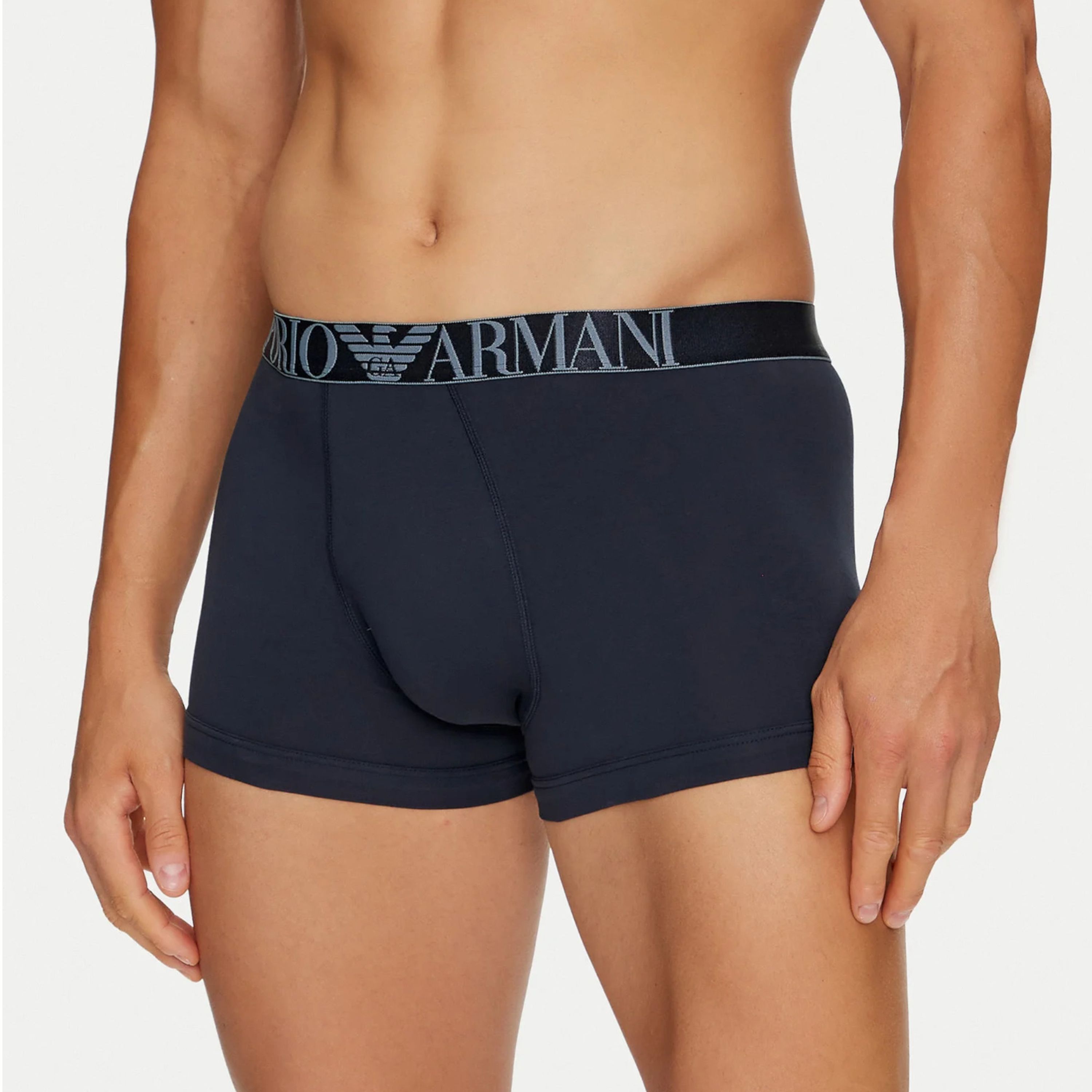 Набор мужских трусов хипсов 3в1 темно-синие Emporio Armani 111357_4F726 64135 фото 7