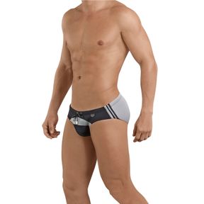 Фото Мужские плавки серебристые Clever Moda Big Thing Swimsuit Brief 068012