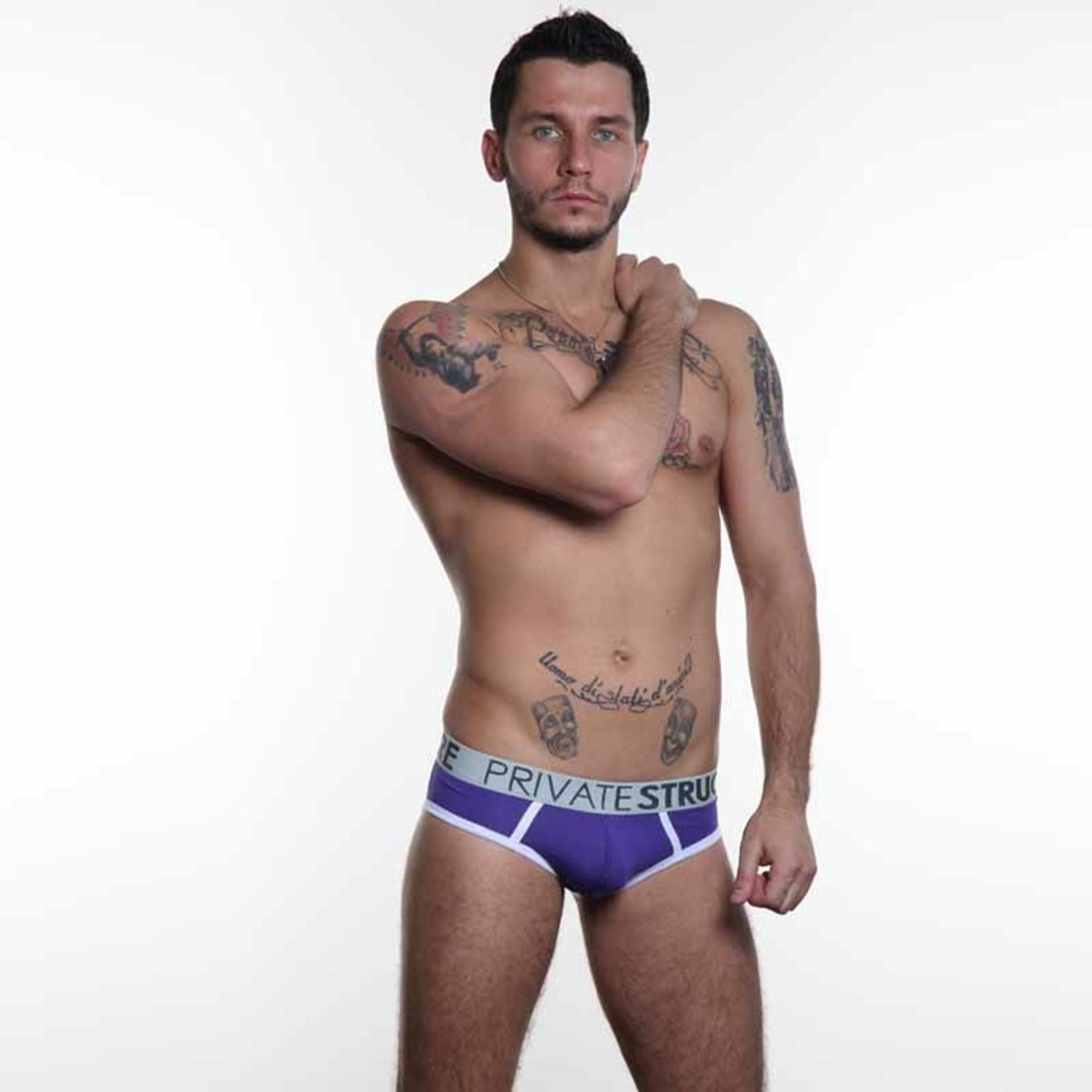 Мужские трусы слипы Private Structure Spectrum Low Rise Brief Violet PST0016 фото 1
