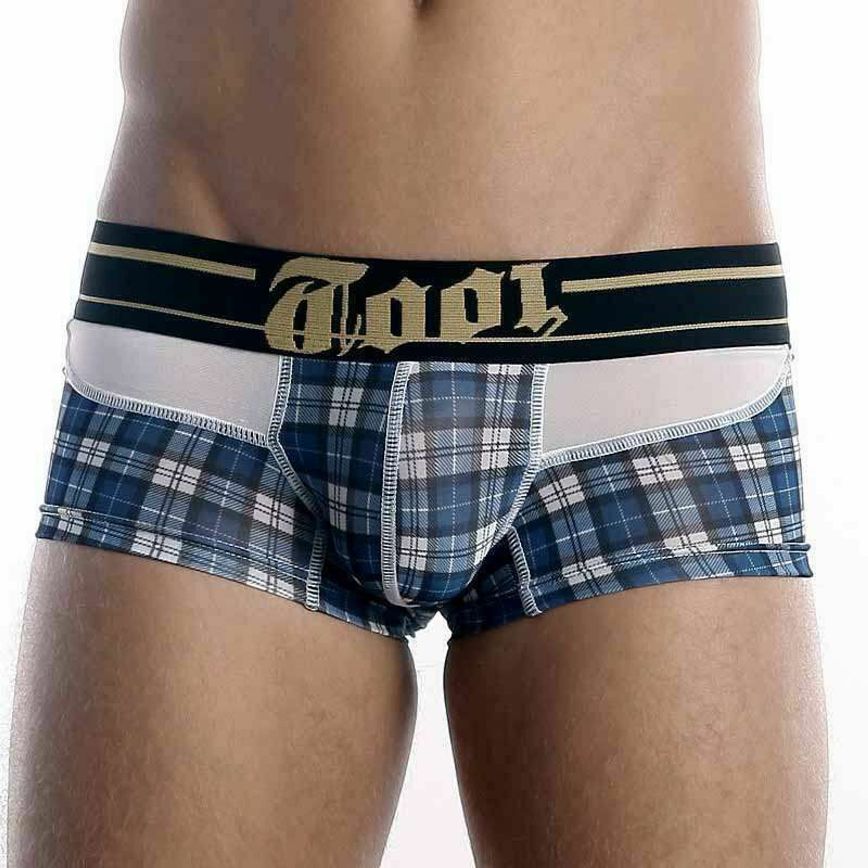 Мужские трусы хипсы TOOT Check Boxer Blue TT00018 фото 3