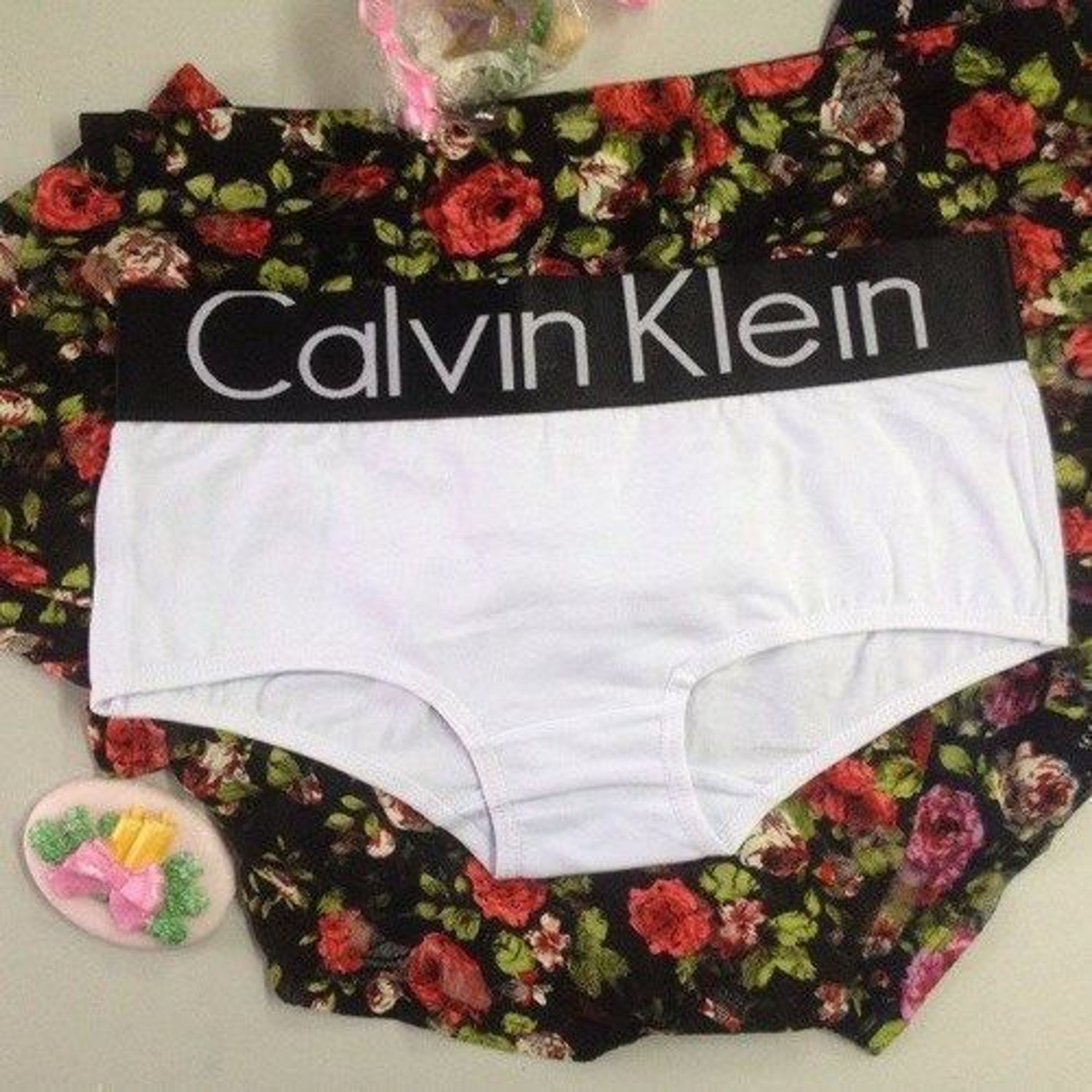 Женские хипсы Calvin Klein Women Hips Black White фото 1