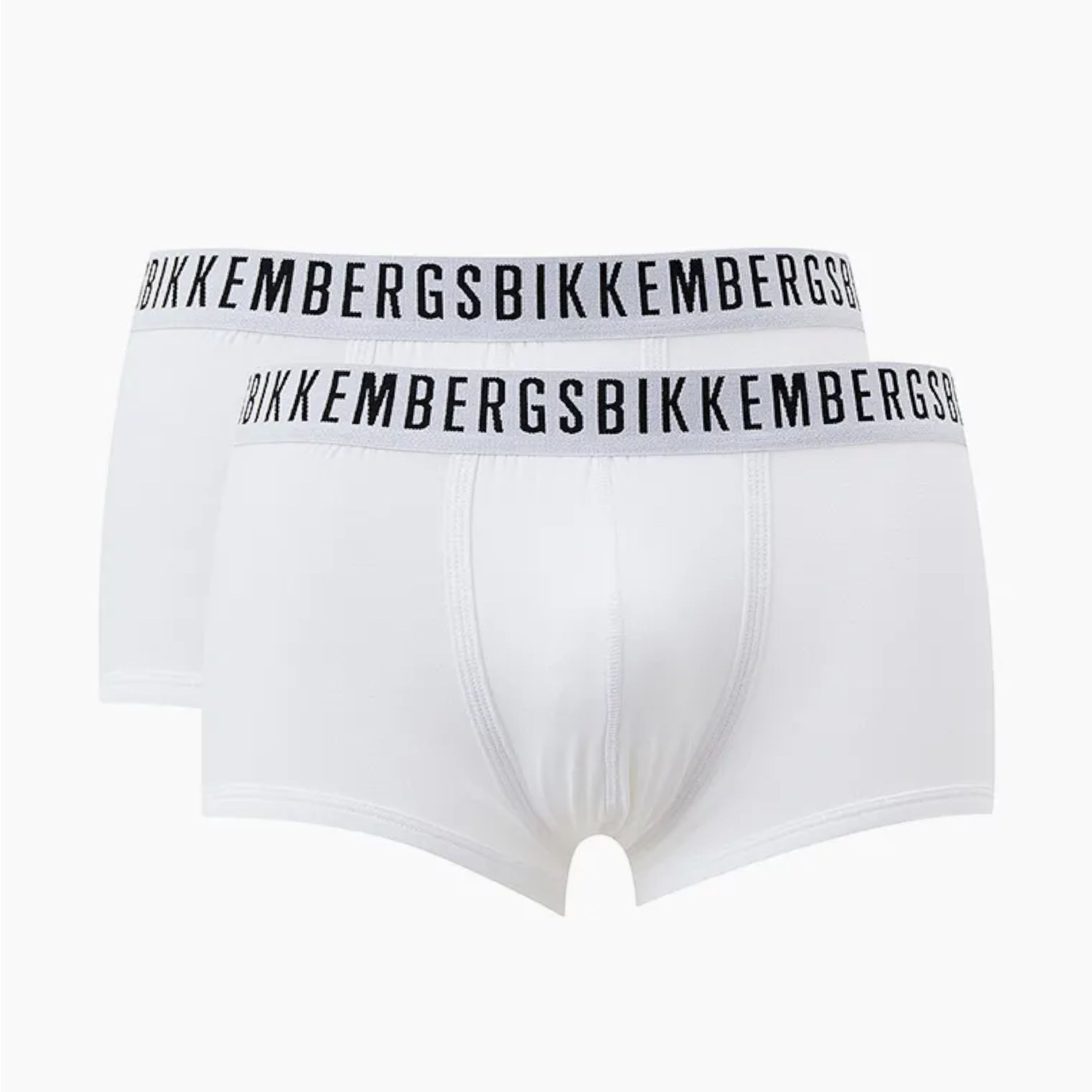 Мужские трусы хипсы белые набор 2 в 1 Bikkembergs CLASSIC BKK1UTR02BI/2 фото 1