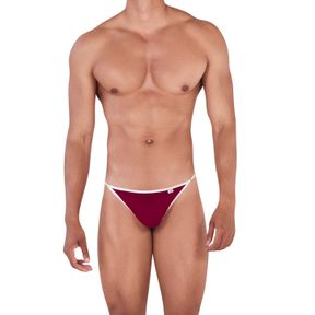 Фото Мужские трусы стринги бордовые Pikante BUD THONG 033819
