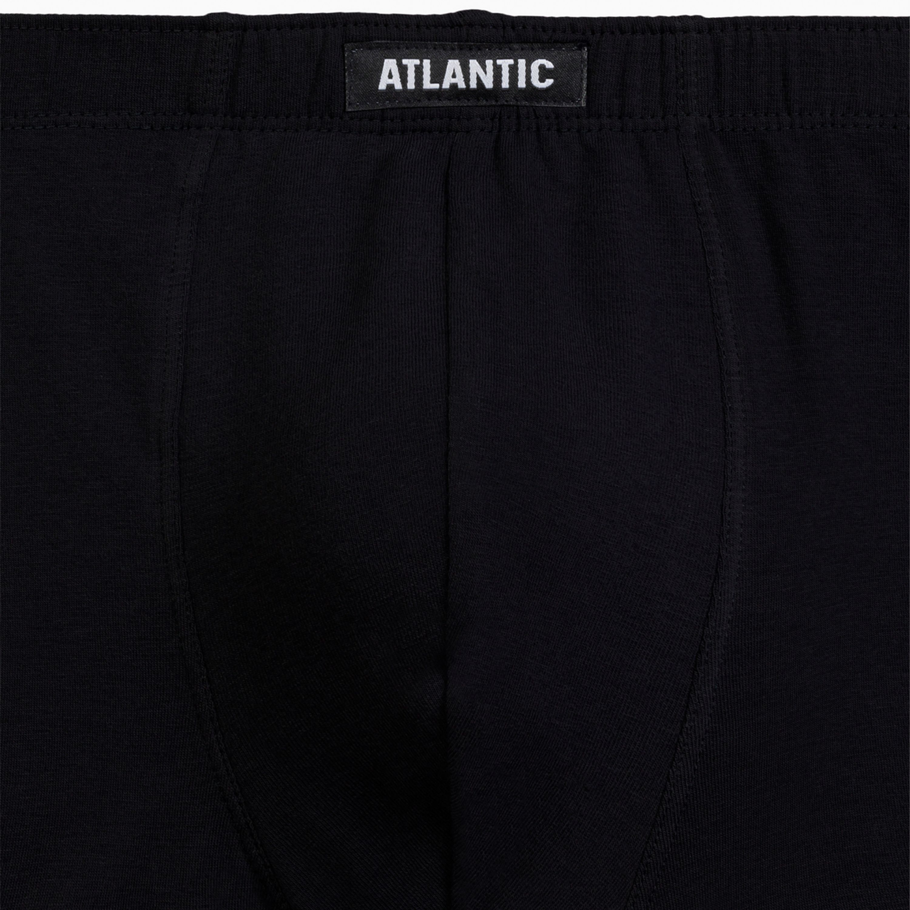 Мужские трусы боксеры черные набор 3в1 ATLANTIC Basic 3BMH-007 фото 5