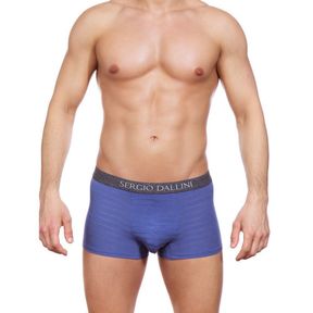 Фото Мужские трусы боксеры синие Sergio Dallini SG2306-1