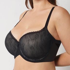 Фото Женский бюстгальтер черный Creaciones Selene VIOLETA/negro