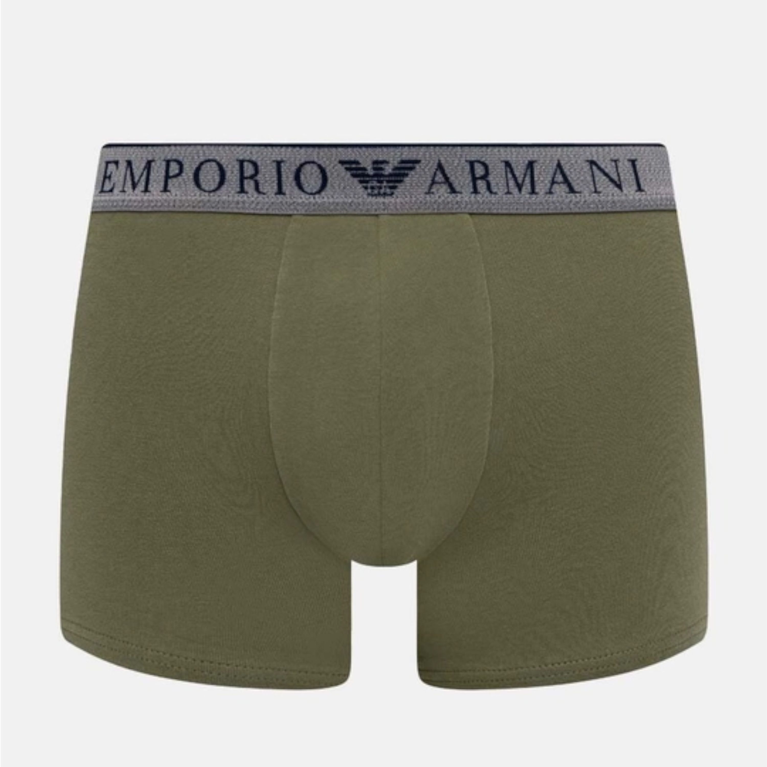 Набор мужских трусов хипсов 2в1 (темно-синий, олива) Emporio Armani 111769_4F720 75836 фото 4