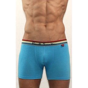Фото Мужские трусы боксеры завышенные голубые Paul Smith Blue