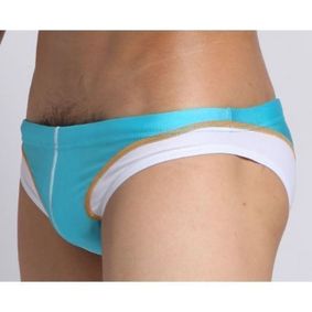 Фото Мужские плавки брифы голубые Seobean Seaside Blue Brief